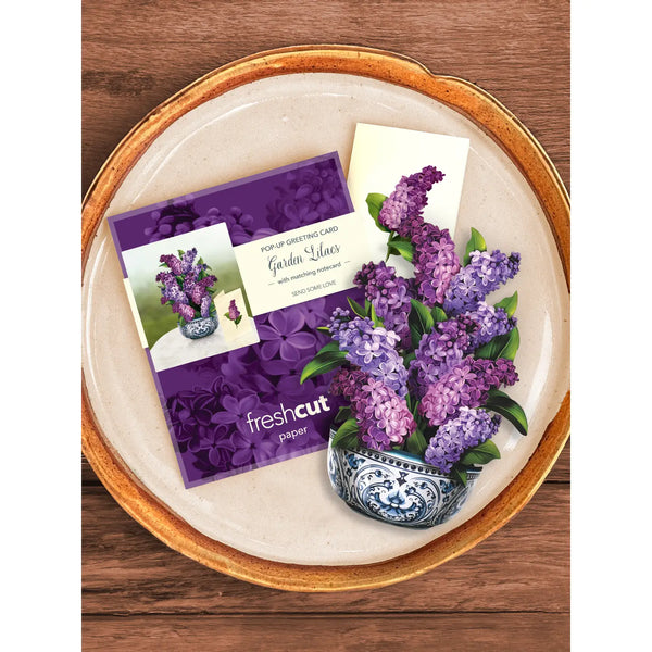 Garden Lilac Mini Pop Up Card