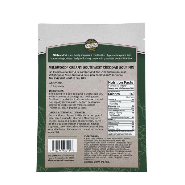 Southwest Cheddar Soup Mix