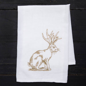 Jackalope Tea Towel