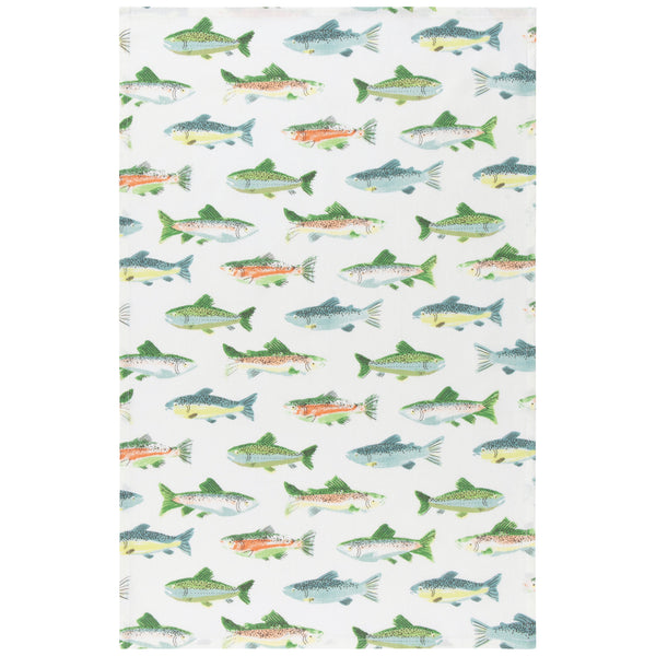 Gone Fishin' Tea Towel Set of 2