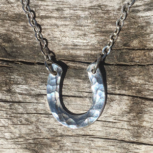 Sterling Horseshoe Necklace