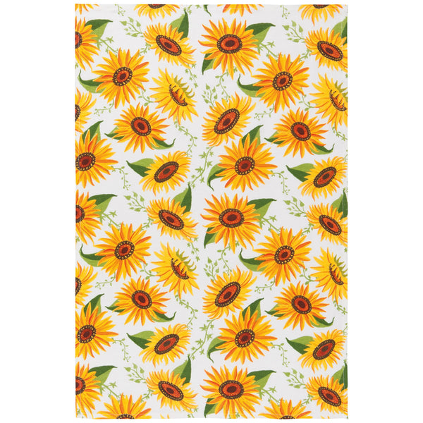 Sunflower Splendor Bakers Floursack Tea Towels Set of 3
