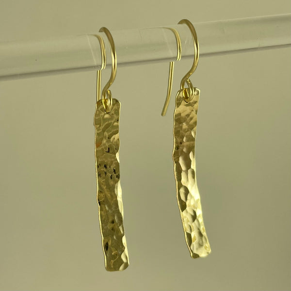 Gold Ribbon Earrings