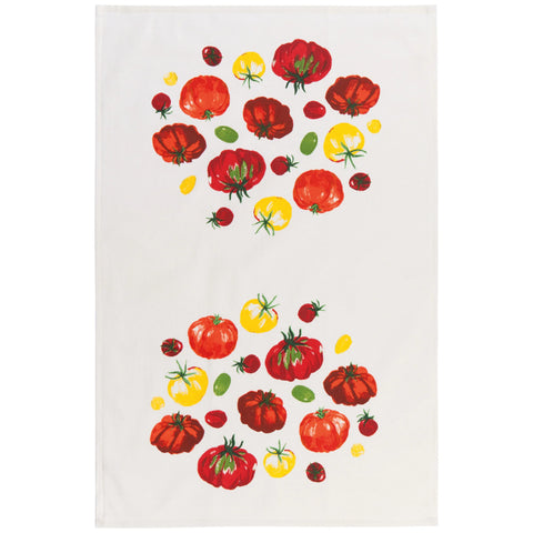 Terrycloth Heirloom Tomatoes Tea Towel
