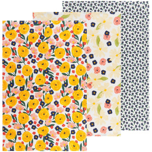 Full Bloom Tea Towel Set of 3