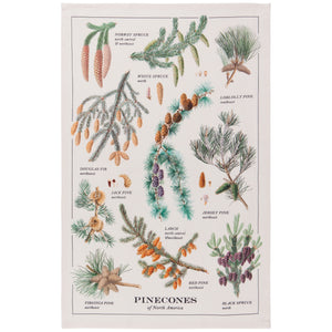 Pinecones Tea Towel