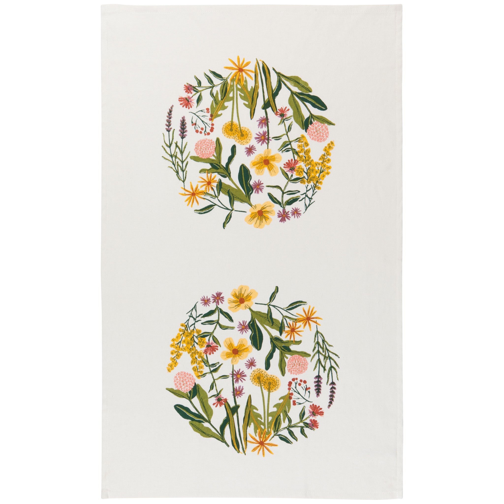 Bees and Blooms Terry Tea Towel