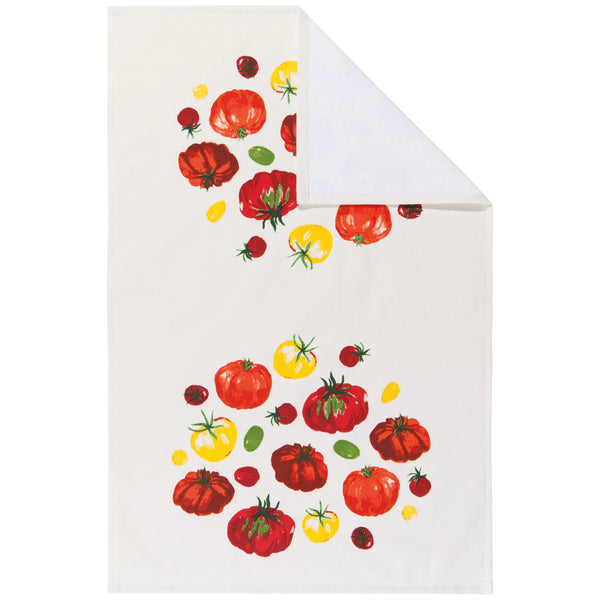 Terrycloth Heirloom Tomatoes Tea Towel