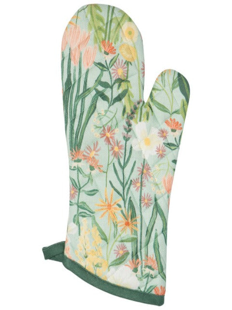 Night Bloom Oven Mitt