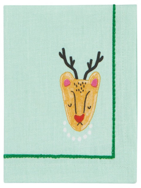 Rudolph Imposter Cocktail Napkin Set of 4