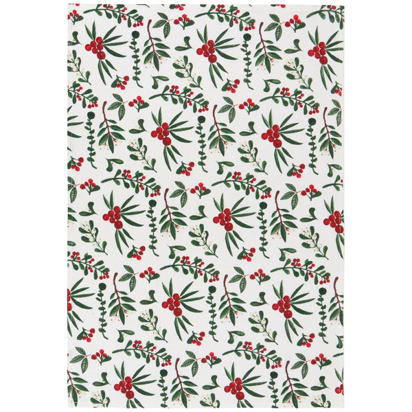 WINTERBERRY Floursack Tea Towels Set of 3