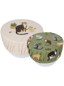 Cat Collective Bowl Cover Set of 2