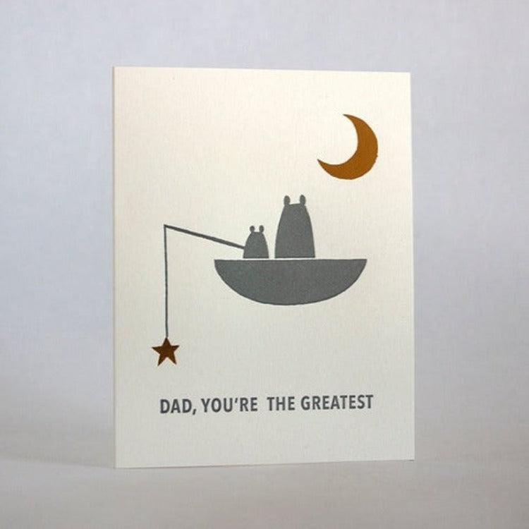 Card, Father's Day Bears On A Boat
