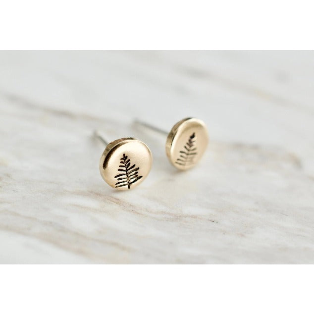 Tree 14k Gold Earrings