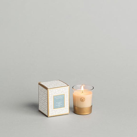 Holiday Votive, Icy Blue Pine