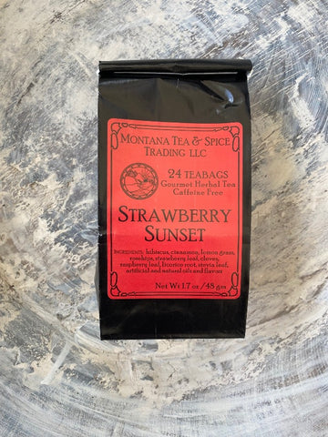 Strawberry Sunset Bagged Tea