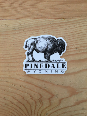 Pinedale Bison Sticker