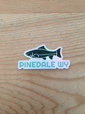 Pinedale Fish Holo Sticker