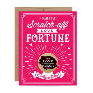 Love Fortune Scratch Off Card