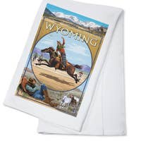 Vintage Wyoming Tea Towel