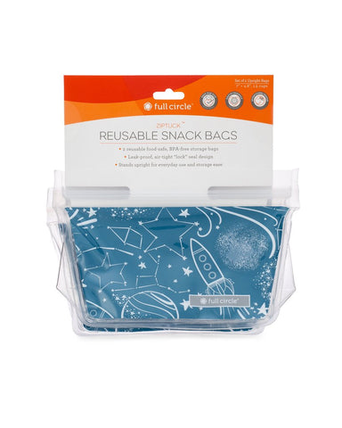 Zip Tuck Snack Bags, Space