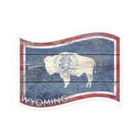Wyoming Flag Sticker