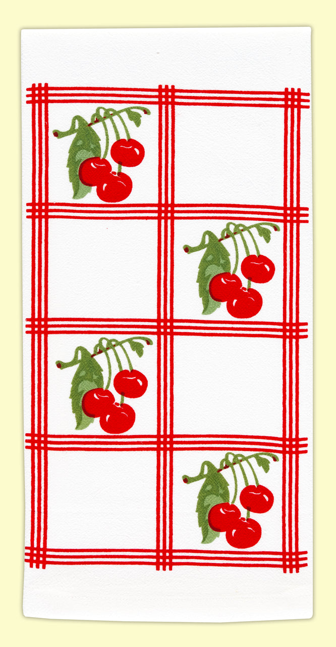 Red Country Cherry Tea Towel