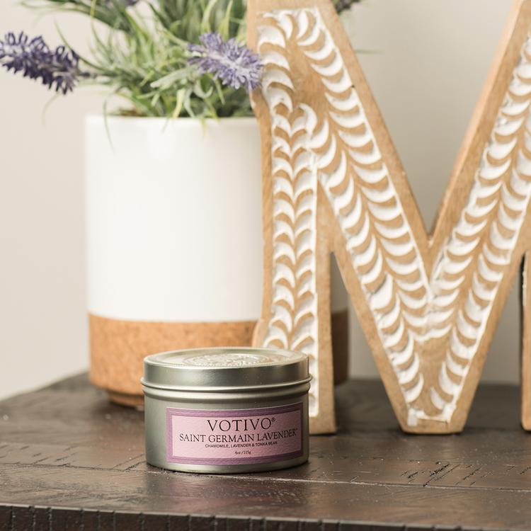 Saint Germain Lavender Travel Tin Candle