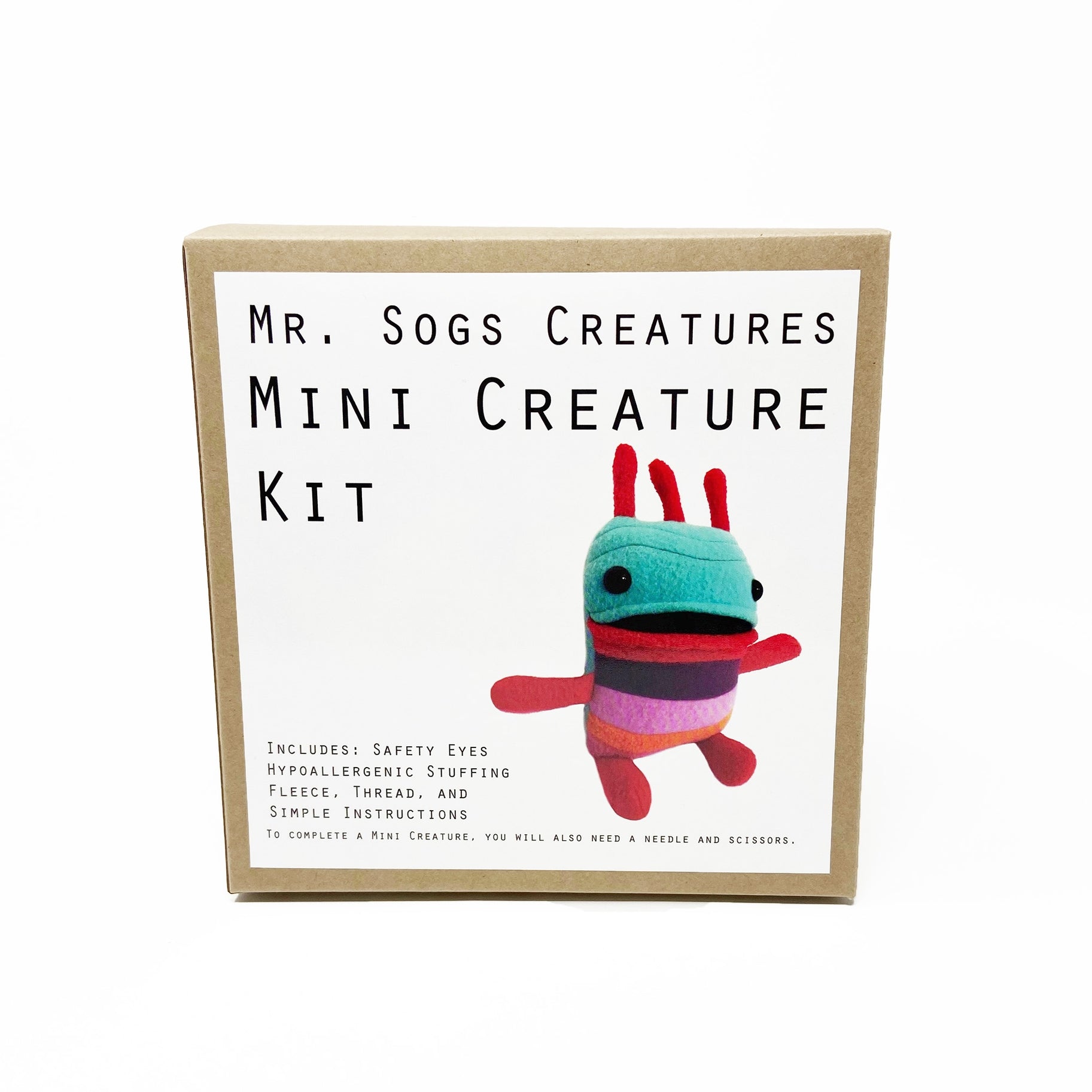 Turquoise Creature DIY Sewing Kit