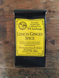 Bagged Tea, Lemon Ginger Spice