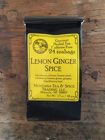 Lemon Ginger Spice Bagged Tea