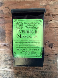 Bagged Tea, Evening in Missoula