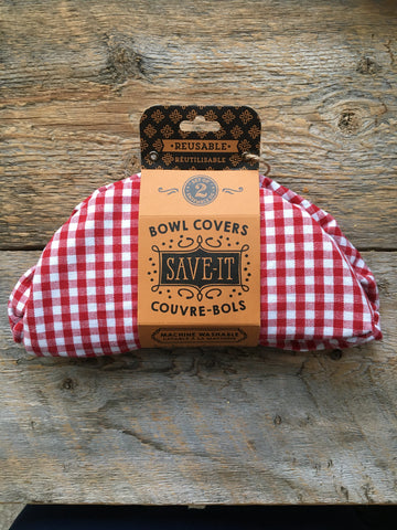 Bowl Covers Set, Gingham