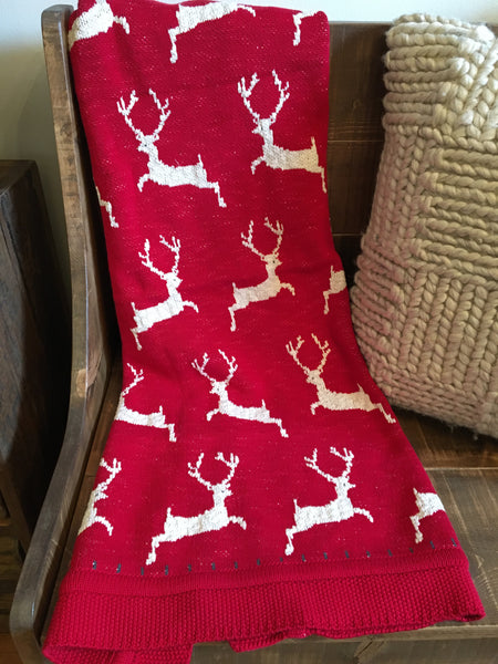 Baby Blanket, Red Deer