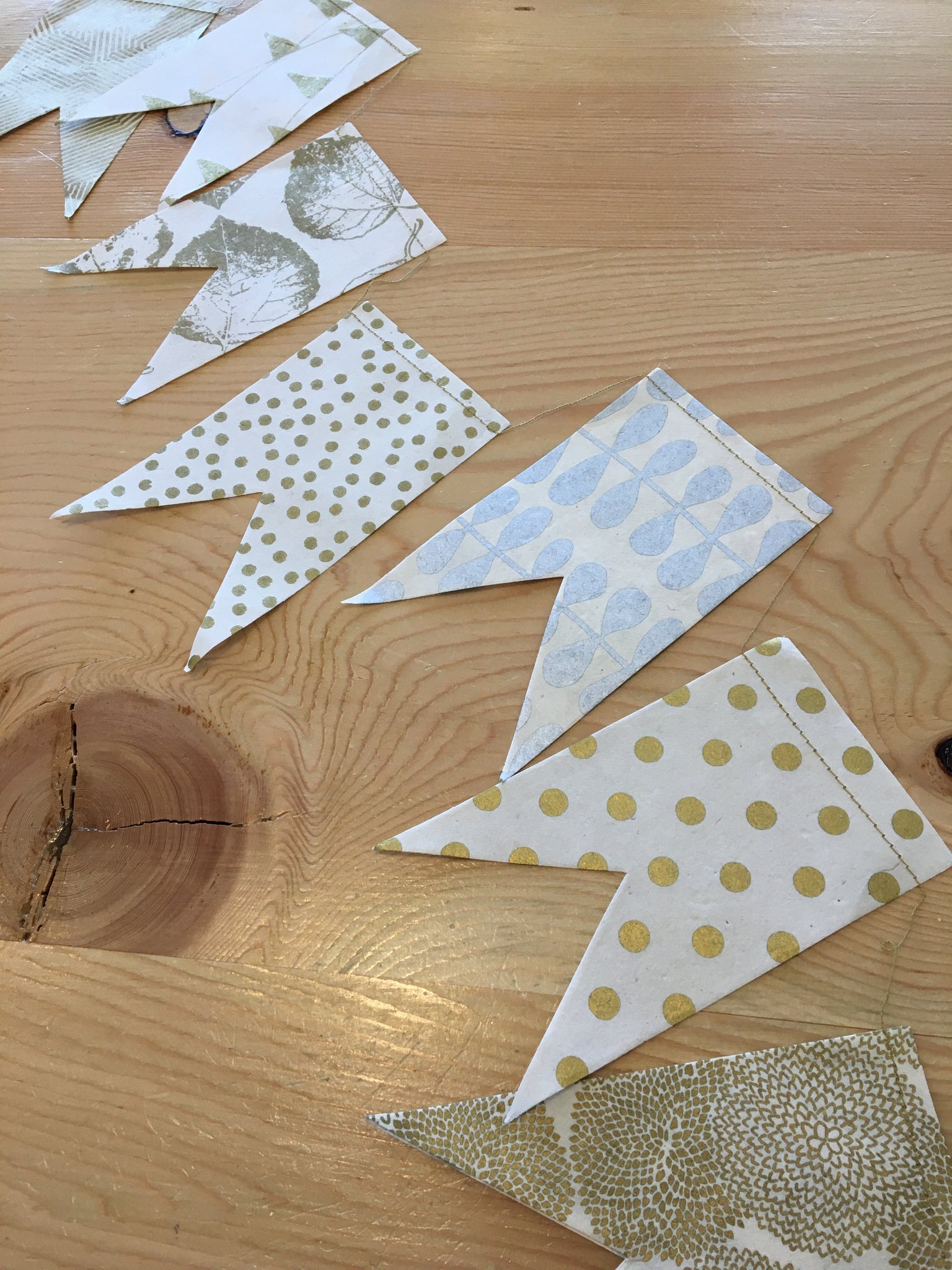 Paper Garland Metallic Banner