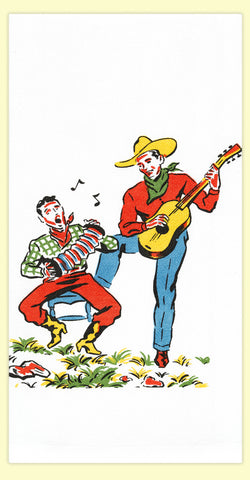 Tea Towel, Singing Cowboys