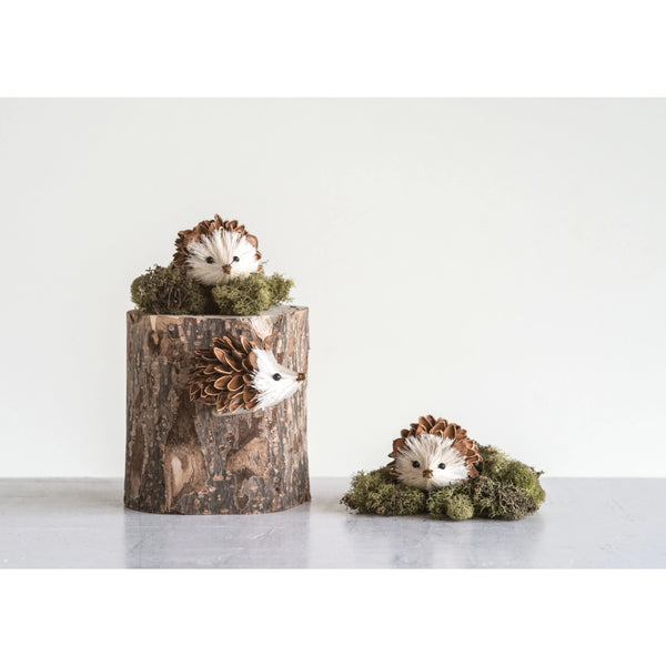 Ornament, Set of 3 Hedgehog Clips